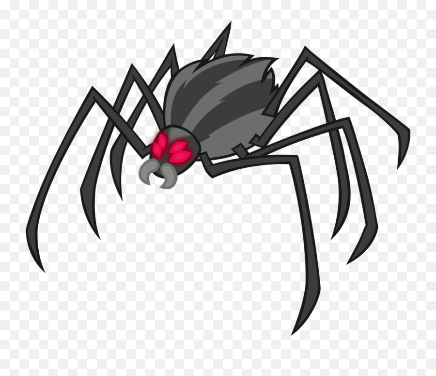 Spindle The Spider - Red Glowing Eyes Spider Emoji,Spider Emoji