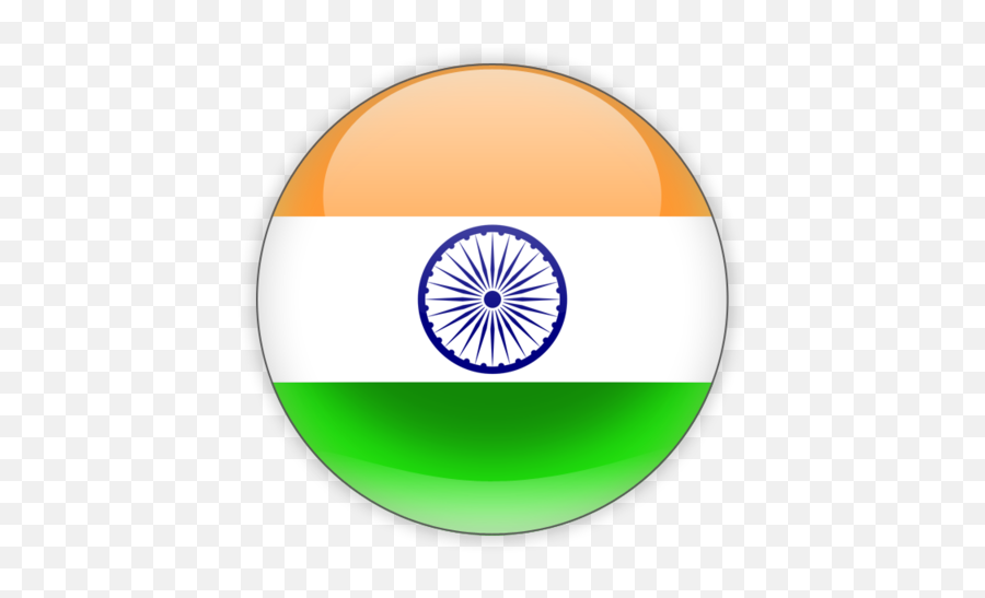 Round Icon - India Flag Transparent Emoji,India Flag Emoji