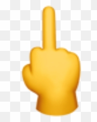 Middlefinger Emoji Iphone Iphoneemoji Emojis Sticker - Illustration,S Emoji