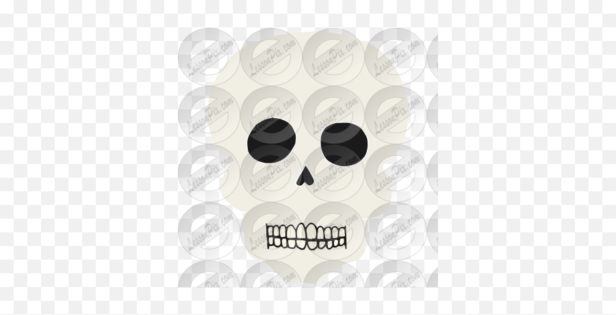 Skull Stencil For Classroom Therapy Use - Great Skull Clipart Skull Emoji,Skull Emoticon