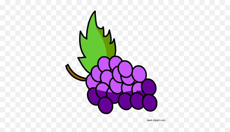 Free Fruits Clip Art Images And Graphics - Clip Art Emoji,Grapes Emoji