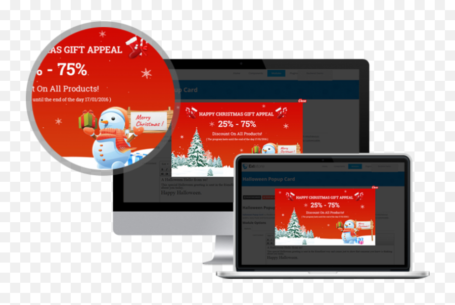 Extstore Mega Popup By Extstorecom - Joomla Extension Electronics Emoji,Christmas Text Emoticons