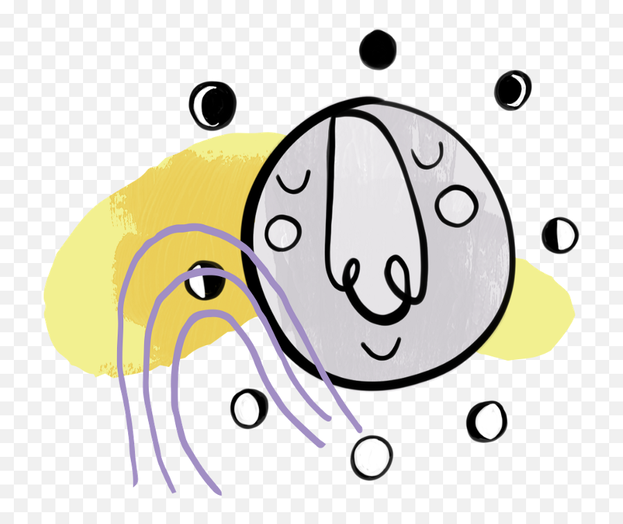 Free Cartoon Moon Transparent Download Free Clip Art Free - Circle Emoji,Yellow Moon Emoji