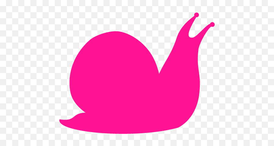 Deep Pink Snail Icon - Snails Icon Png Pink Emoji,Snail Emoticon