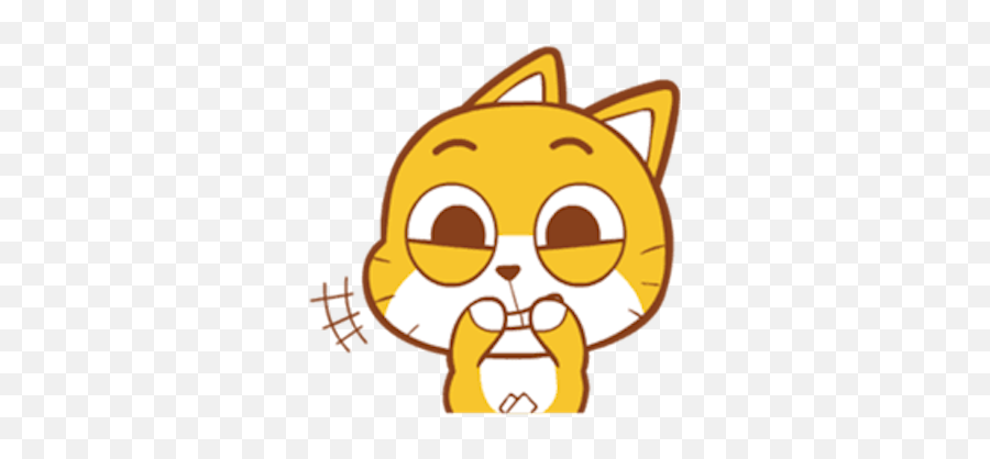 Baby Yellow Meow Emoji By Pham Binh - Kuro Naichi,Cow Man Emoji