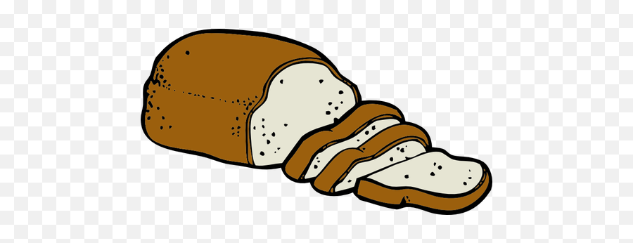 Color Graphics Of Loaf Of Bread Vector Clip Art - Bread Clipart Emoji,Cinnamon Roll Emoji