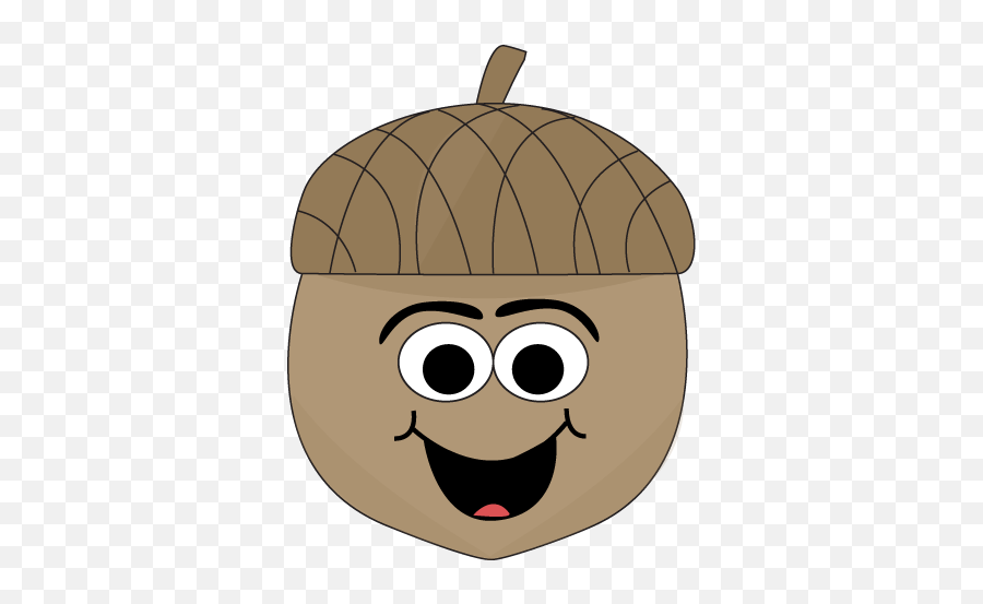 Cartoon Acorn Clip Art - Cartoon Acorn Clipart Emoji,Acorn Emoji