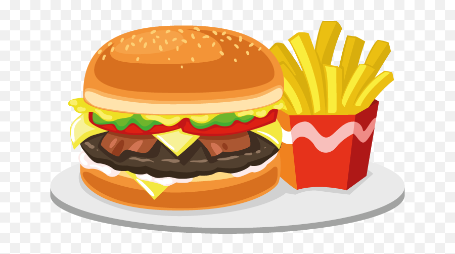 Free Transparent Junk Food Png Download - Hungry And Thirsty Clipart Emoji,Hamburger Emojis