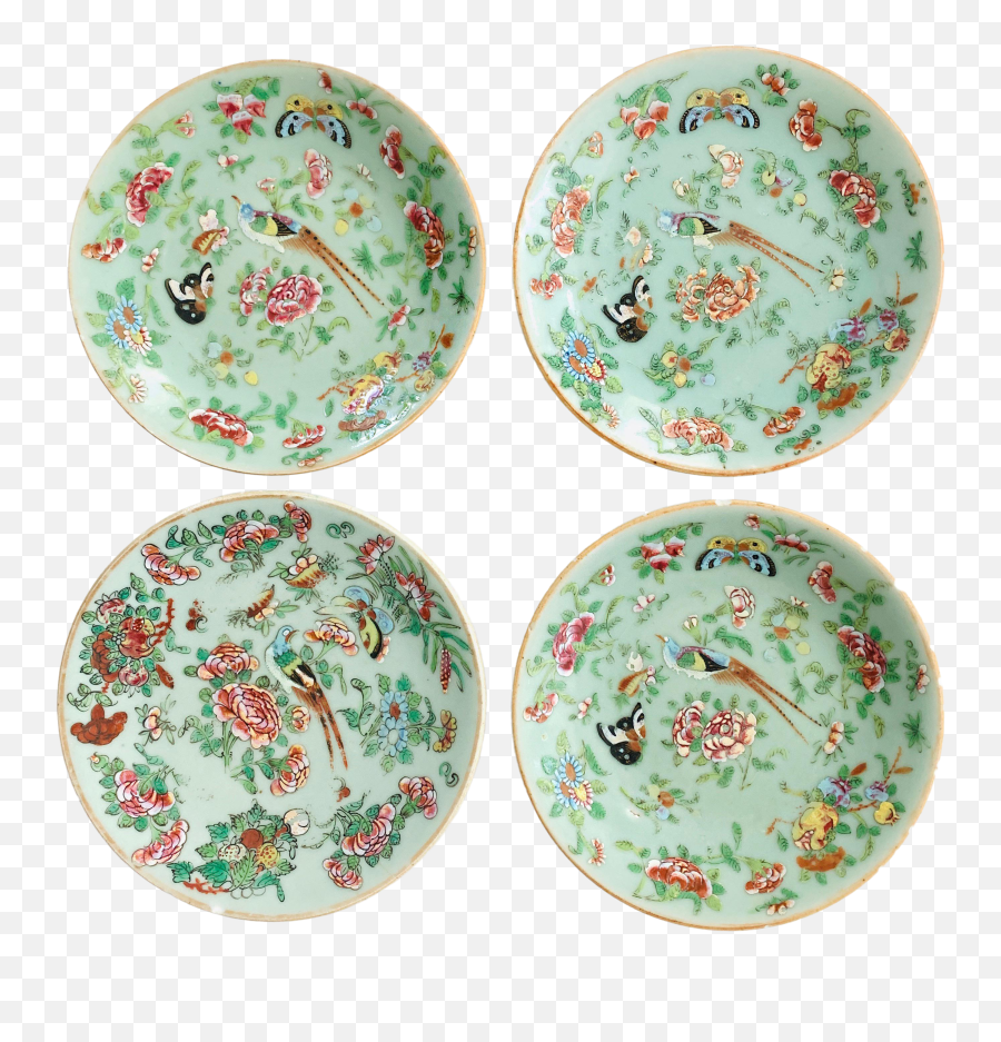 Handpainted Small Chinese Porcelain Vase Celedon Green - Chinese Celadon Porcelain Plate Emoji,Emoji Plates