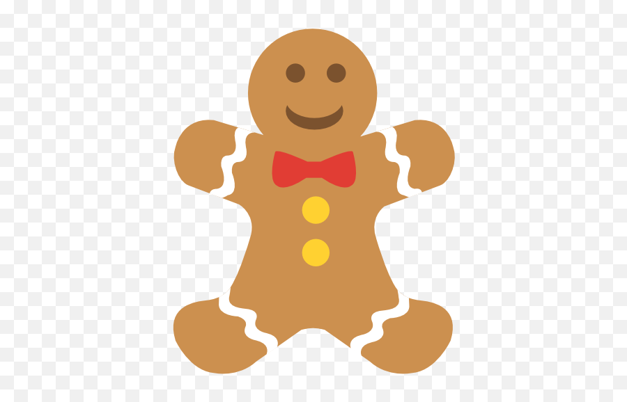 Gingerbread Man Cookie Icon - Gingerbread Man Png Emoji,Gingerbread Emoji