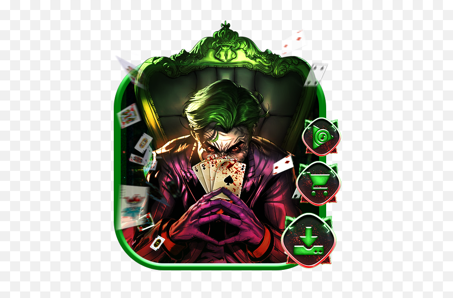 Psycho Joker Cool Theme - Apps On Google Play Joker Emoji,Joker Card Emoji