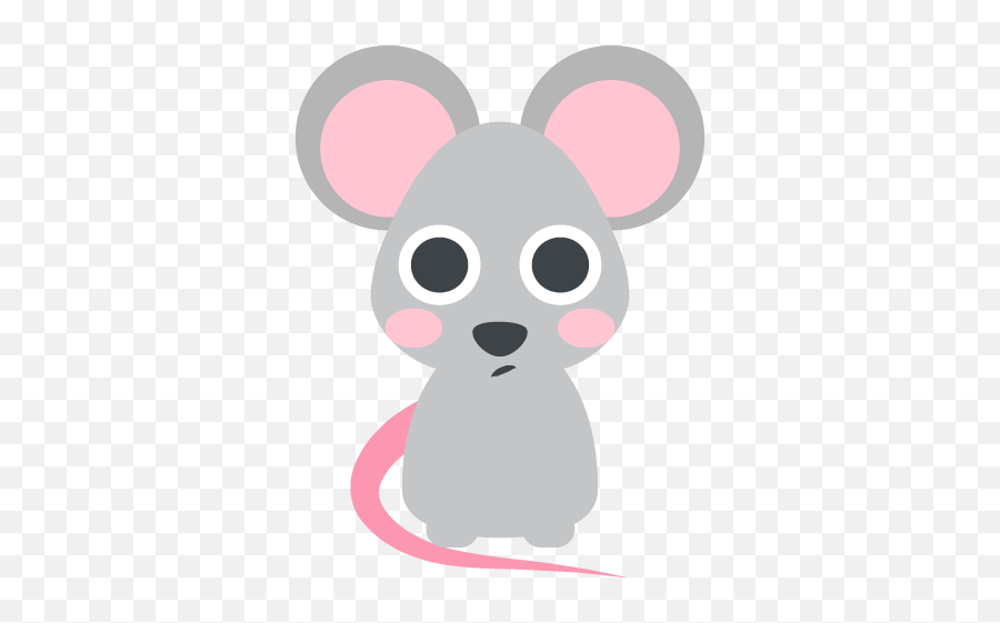 Mouse Emoji Vector Icon - Cute Rat Emoji,Rat Emoji