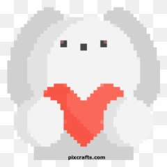 Rabbit - Iceberg Pixel Art Emoji,Rabbit Emoticon