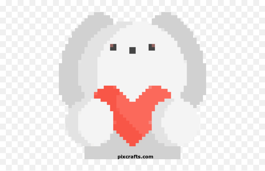 Rabbit - Iceberg Pixel Art Emoji,Rabbit Emoticon