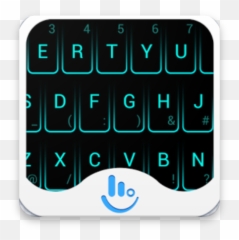 Neon Blue Keyboard Theme - Google Keyboard Theme Download Emoji,Neon Emoji Keyboard