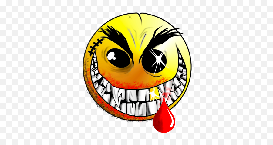 Creepy Emoticon - Killer Smiley Emoji,Facebook Emoticons Codes