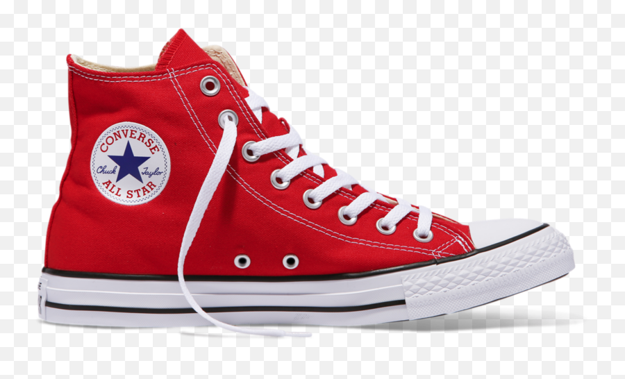 Red Chucks Converse Shoe - Converse Shoes For Men Red Color Emoji,Converse Emoji