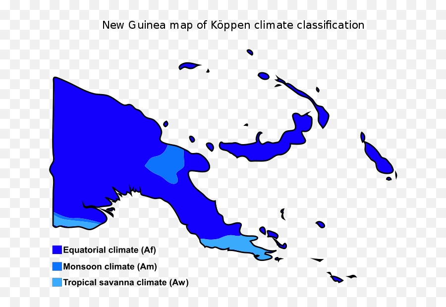 Papua New Guinea Map Of Köppen - Papua New Guinea Climate Map Emoji,New Jersey Emoji