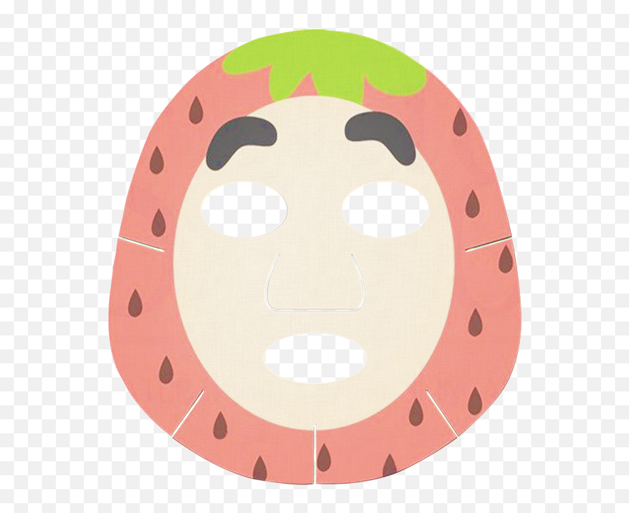Freak Out - Circle Emoji,Emoji Character Sheet Mask