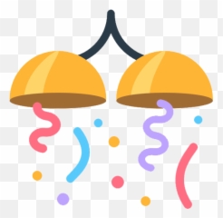 Thank - Emoji Confete,Celebration Emoji