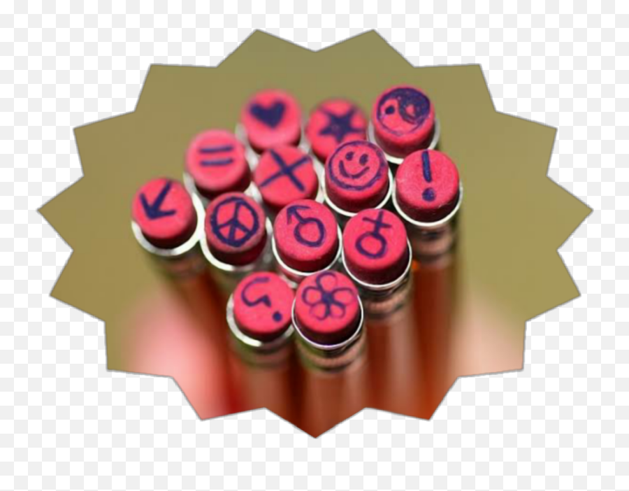 Pencileraser Eraser Pencil Backtoschool - Circle Emoji,Eraser Emoji
