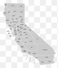 California County Map - Labeled Emoji