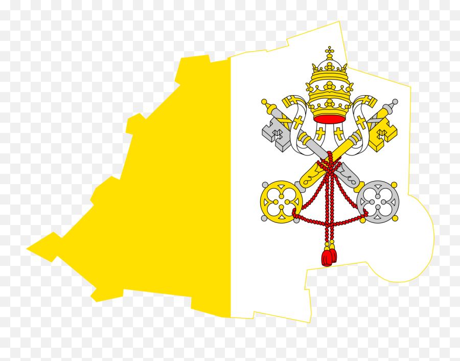 Flag Map Of Vatican City - Vatican City Flag Map Emoji,Colombia Flag Emoji