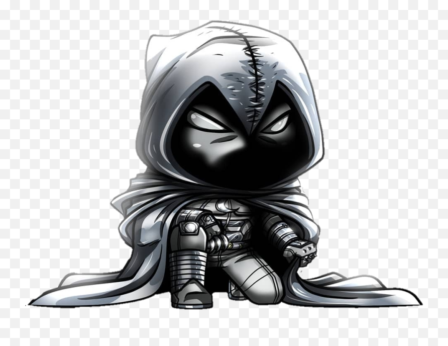 Moon Knight Sticker Art By - Illustration Emoji,White Knight Emoji