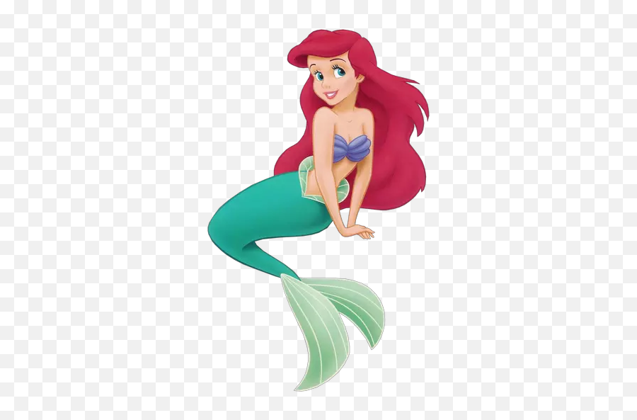 Princesses Stickers For Whatsapp - Ariel Little Mermaid Cartoon Emoji,Mermaid Emoji Android