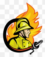 Fireman Clipart Fire Marshal - Fire Fighter Logo Png Emoji,Fireman Emoji