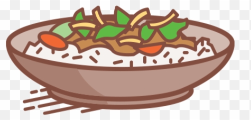 Rice Bowl Clipart Png - Burrito Bowl Clip Art Emoji,Rice Bowl Emoji