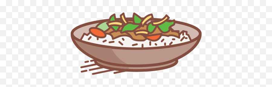 Rice Bowl Clipart Png - Burrito Bowl Clip Art Emoji,Rice Bowl Emoji