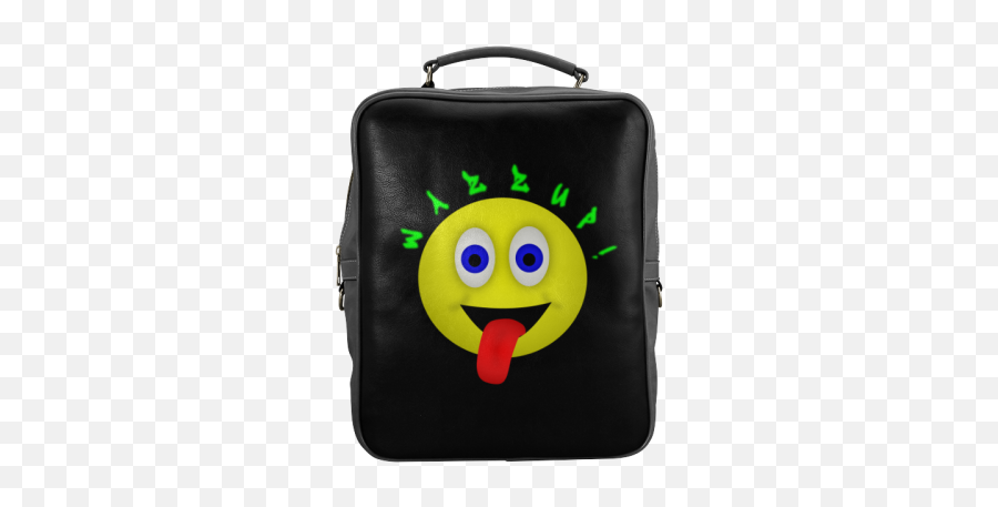 Wazzup Funny Smiley Square Backpack Model 1618 Id D335617 - Bag Emoji,Silly Emoticon