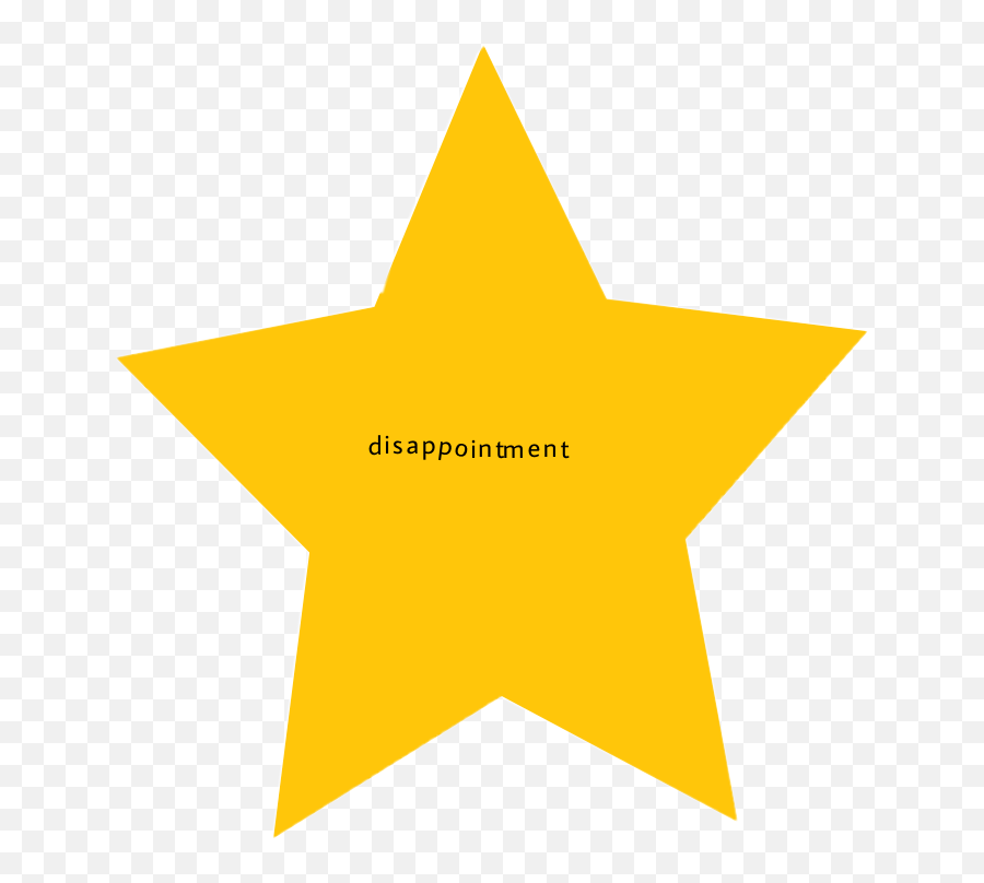 Disappointment Star Freetoedit - Sticker By Agjo425 Transparent Background Star Png Emoji,Disappointment Emoji