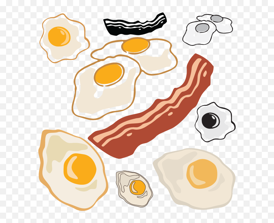 Eggs Clipart Cooked Egg Eggs Cooked - Bacon And Eggs Clipart Emoji,Fried Egg Emoji