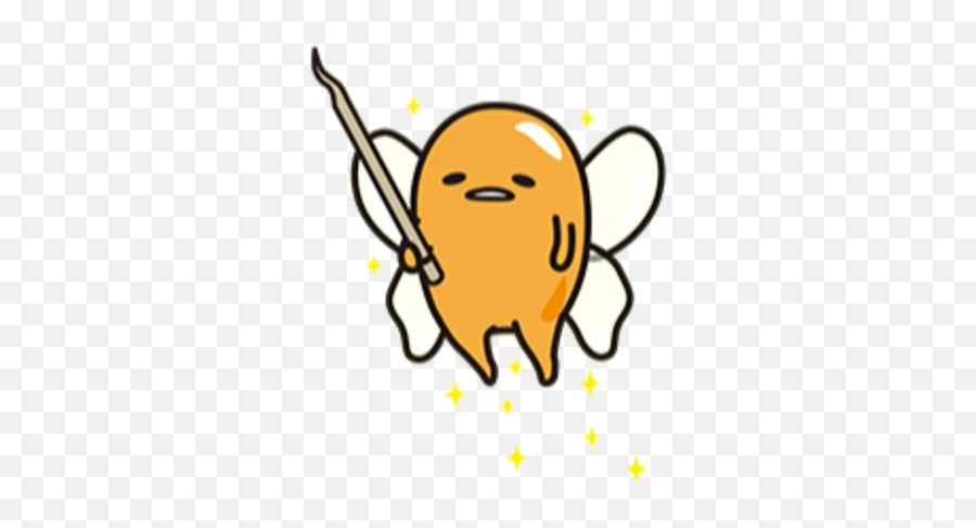 Fairy Gudemother - Gudetama Bee Emoji,Fairy Emoticon