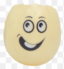 W6050 - Dog Mordedor Ovo Cozido Smiley Emoji