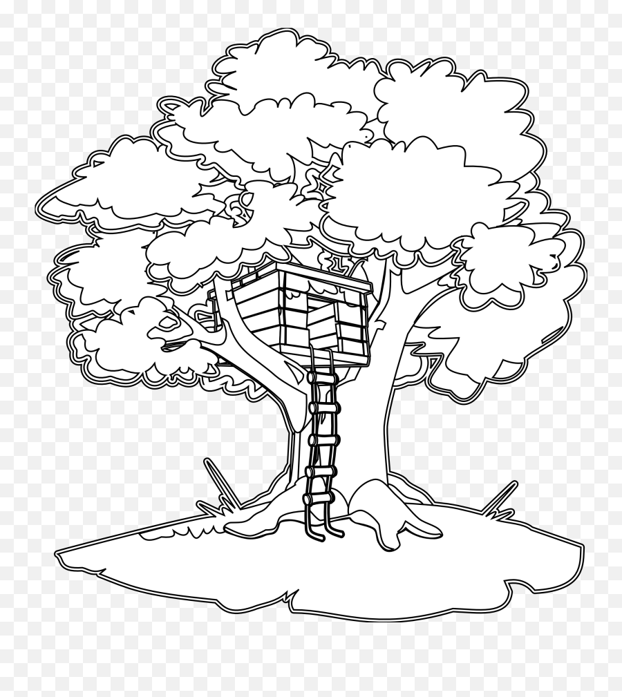 Magic Tree House Coloring Pages - Magic Tree House Coloring Pages Emoji,Treehouse Emoji