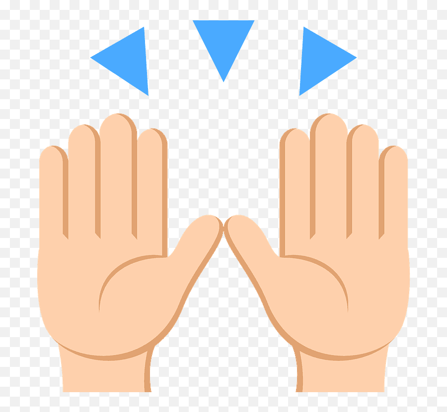 Hands Emoji Vector Hd Png Download - Raised Hands Emoji Vector,Clap Back Emoji