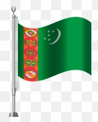 Flag Of Turkmenistan Png Free Emoji