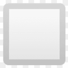 White Small Square Emoji Clipart - Horizontal