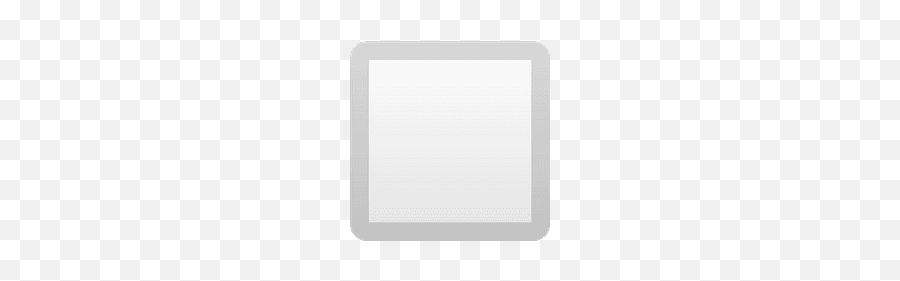 White Small Square Emoji Clipart - Horizontal,Emoji Black And White