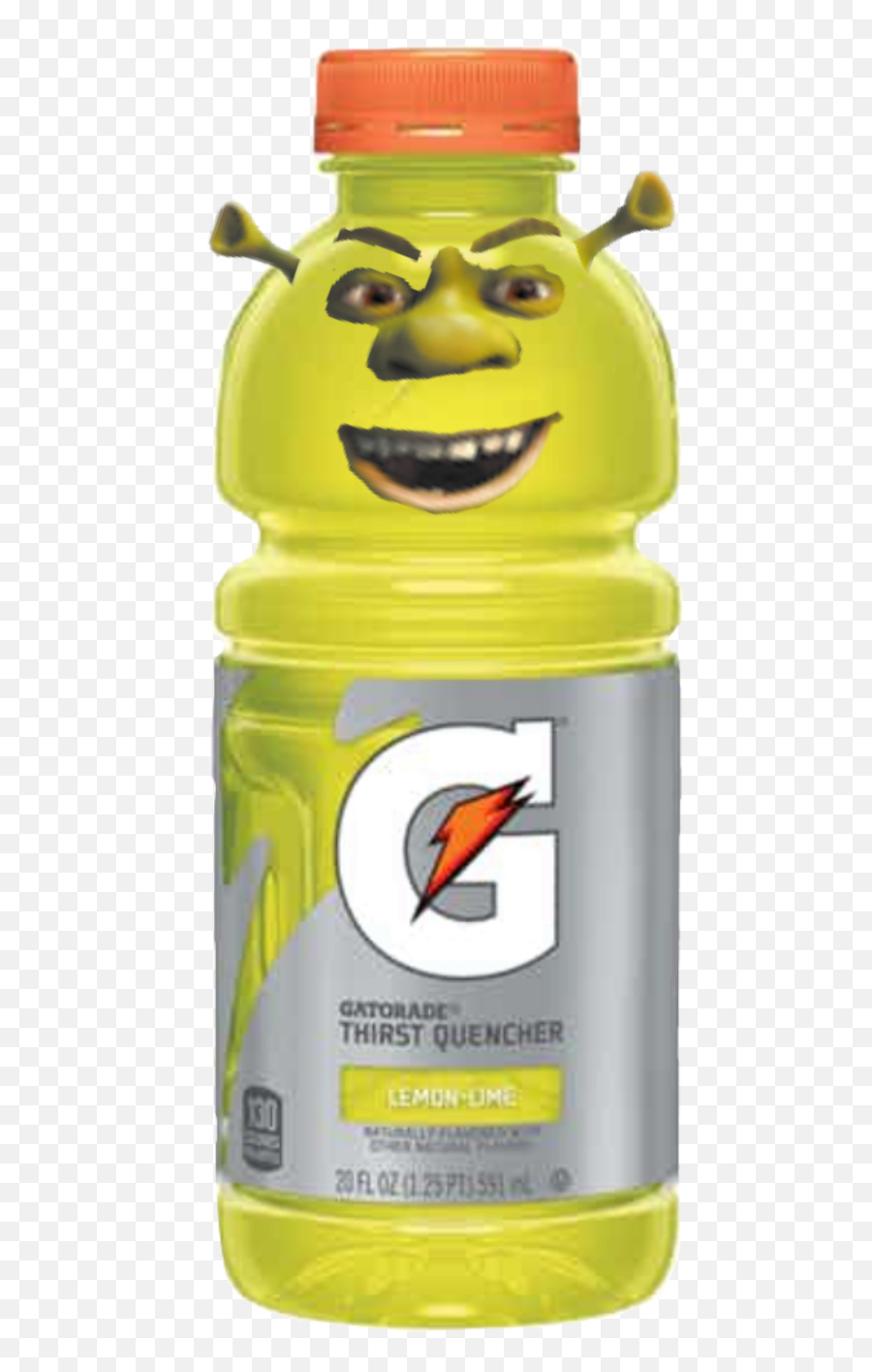 Gatorade Shrek Funny Sticker By Aoliva - 20 Oz Lemon Lime Gatorade Emoji,Thirst Emoji