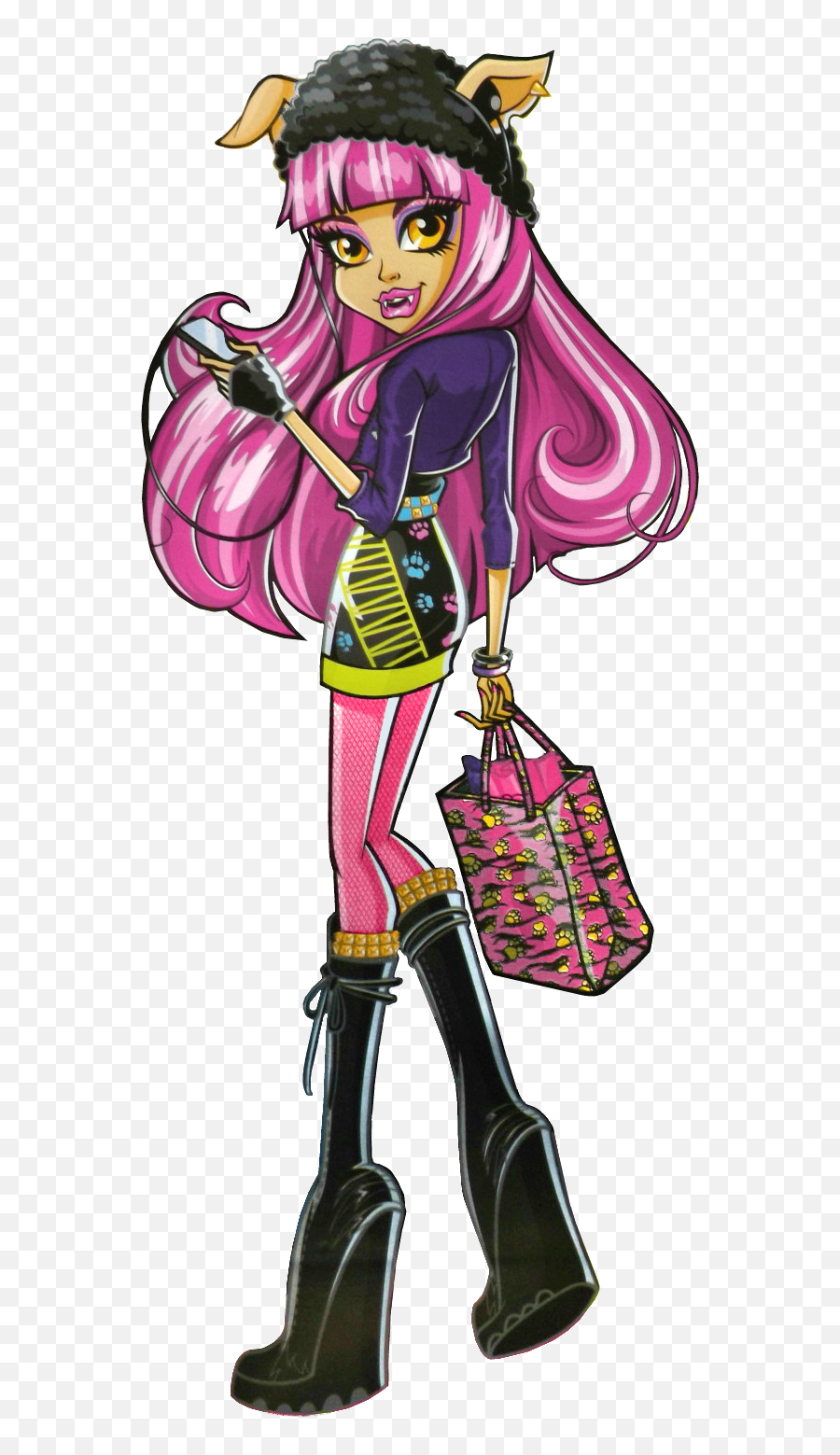 Howleenwolf - 13wishes1png 6111486 Monster High Howleen Wolf Hair Emoji,Squirt Emojis