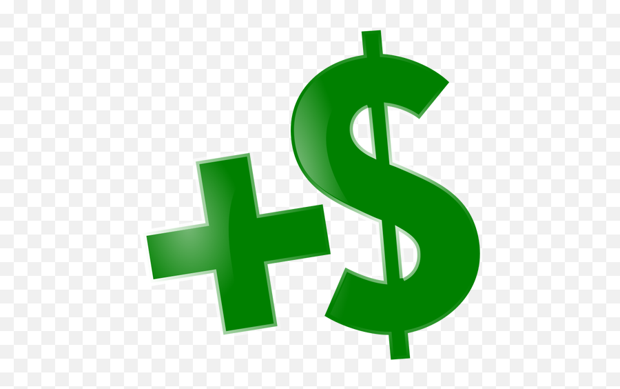 Add Money Symbol Vector - Add Money Clipart Emoji,Money Bags Emoji