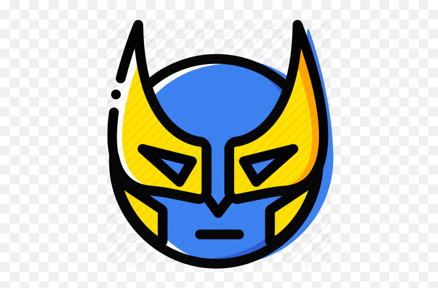 Emoji Emoticon Face Wolverine Icon - Wolverine Symbol Black And White,Wolverine Emoji