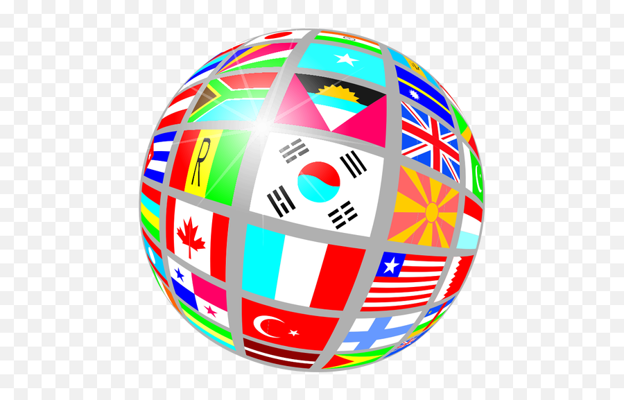 Globe Shape With Flags - Culture Clipart Png Emoji,Jamaica Flag Emoji