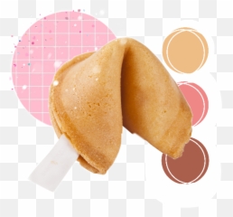 Aesthetic Cute Pink Brown Fortune Coo - Fortune Cookie Emoji,Fortune Cookie Emoji