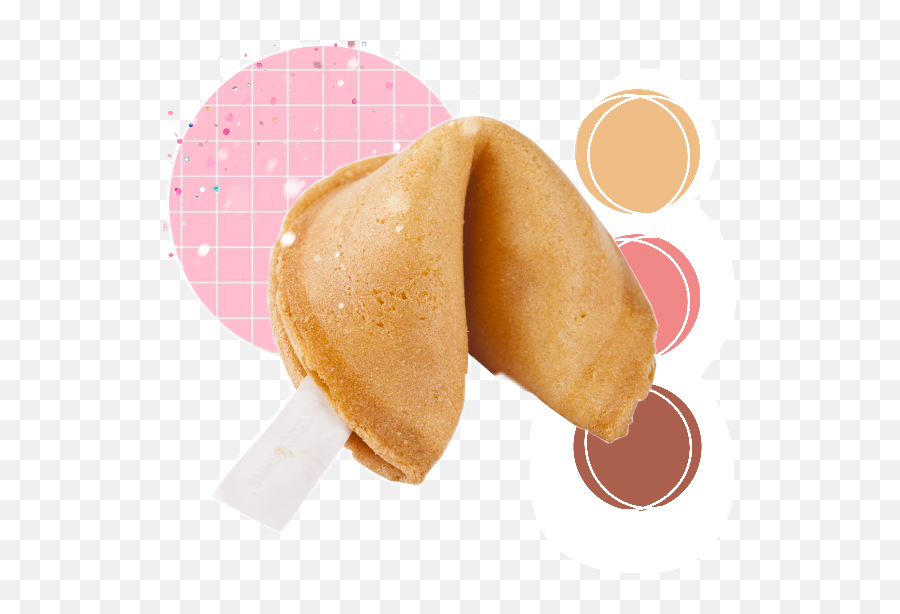 Aesthetic Cute Pink Brown Fortune Coo - Fortune Cookie Emoji,Fortune Cookie Emoji