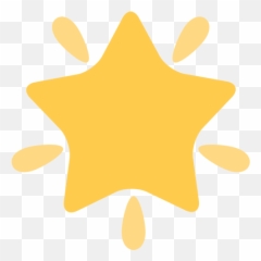 Glowing Star Emoji For Facebook Email Sms - Twitter Star Emoji Png,Star Emojis